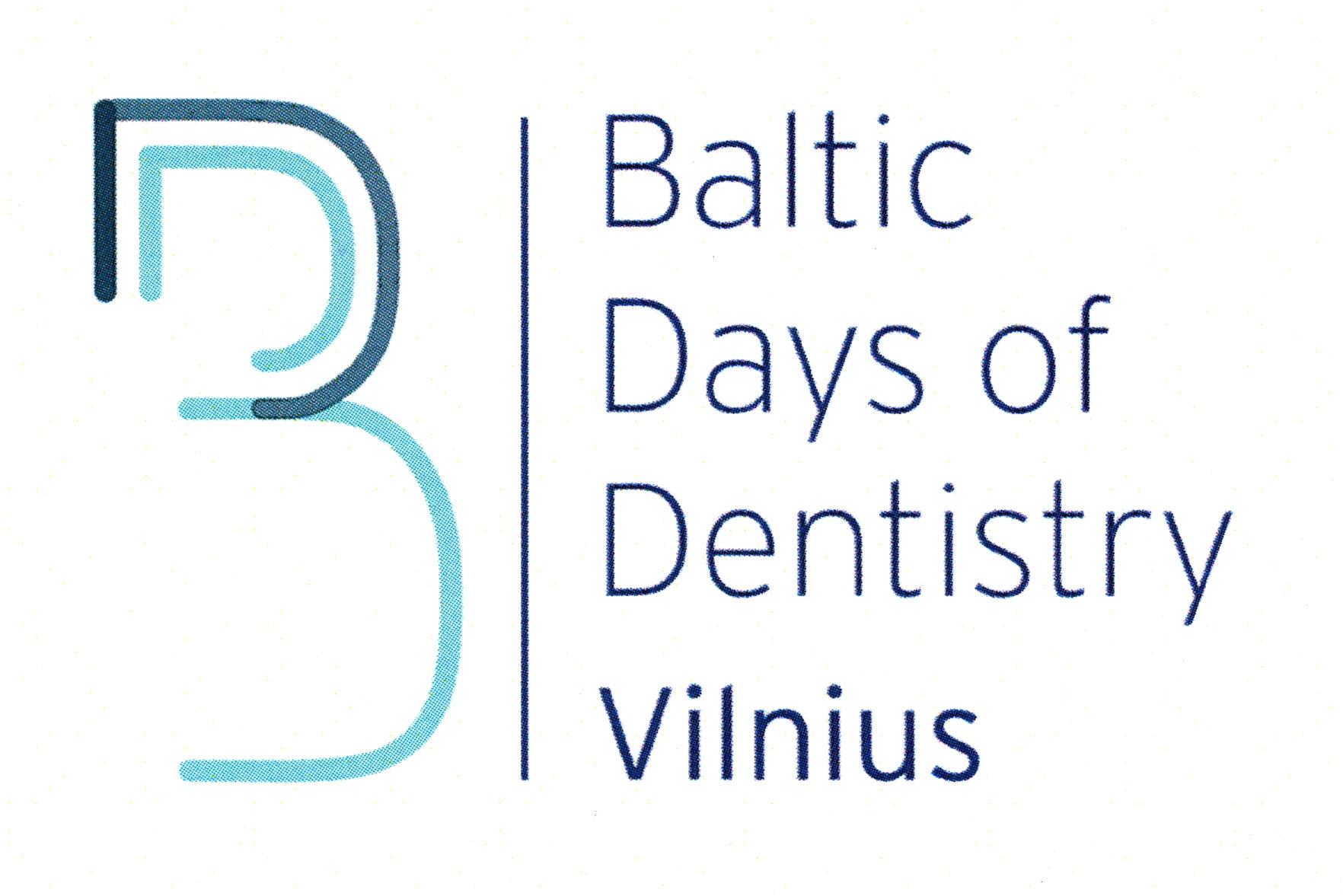 Prekės ženklas: B Baltic Days of Dentistry Vilnius